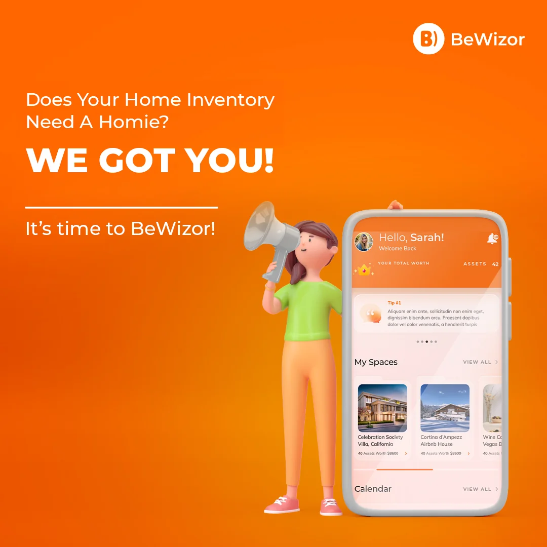 BeWizor Home Inventory - Slide 1
